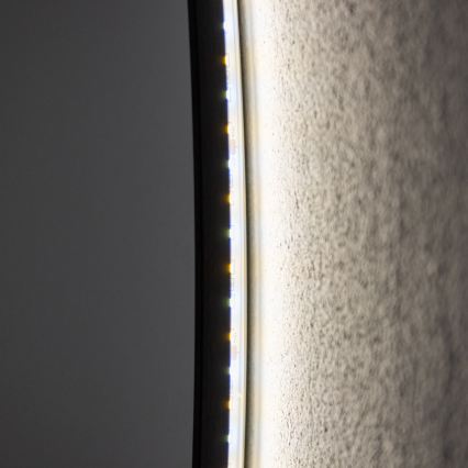 Brilagi - LED-badkamerspiegel VENA BLACK LED/26W/230V Ø 80 cm IP44 CRI 90 dimbaar + CCT