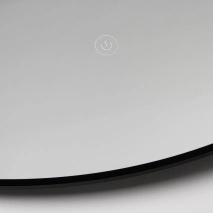 Brilagi - LED-badkamerspiegel VENA BLACK LED/26W/230V Ø 80 cm IP44 CRI 90 dimbaar + CCT