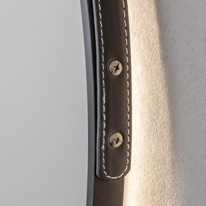 Brilagi - LED-badkamerspiegel VERESE LED/19W/230V Ø 60 cm zwart IP44 CRI 90 dimbaar + CCT