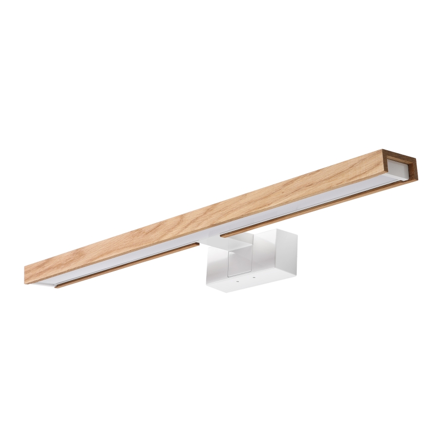 Brilagi - LED-spiegelverlichting 3-in-1 WOODY MIRROR LED/12W/230V 60 cm IP44 wit/eiken