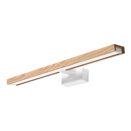 Brilagi - LED-spiegelverlichting 3-in-1 WOODY MIRROR LED/12W/230V 60 cm IP44 wit/eiken