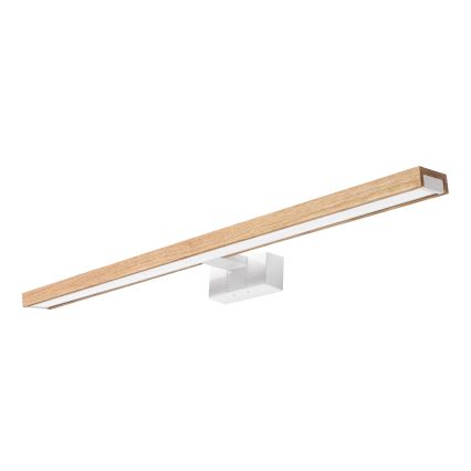 Brilagi - LED-badkamerverlichting voor spiegel 3-in-1 WOODY MIRROR LED/15W/230V 80 cm IP44 wit/eiken