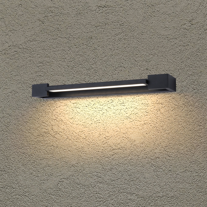 Brilagi - LED-badkamerspiegelverlichting AQUA LINE LED/12W/230V 45 cm IP44 zwart