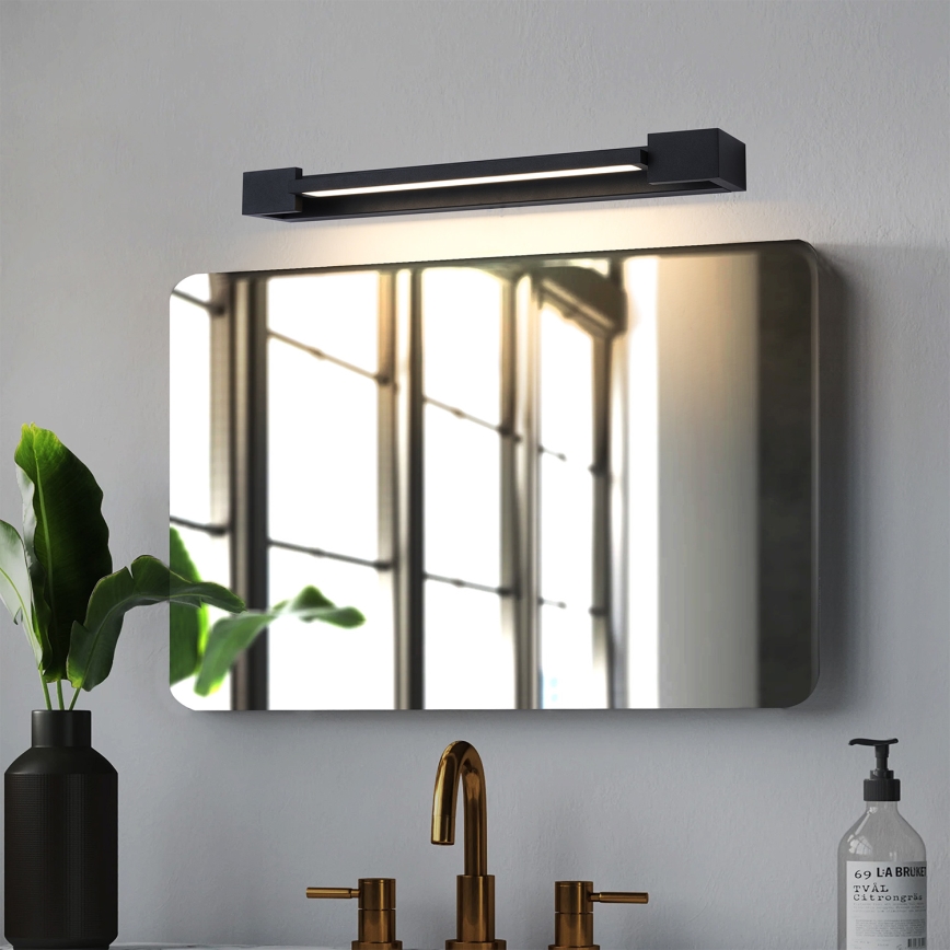 Brilagi - LED-badkamerspiegelverlichting AQUA LINE LED/12W/230V 45 cm IP44 zwart