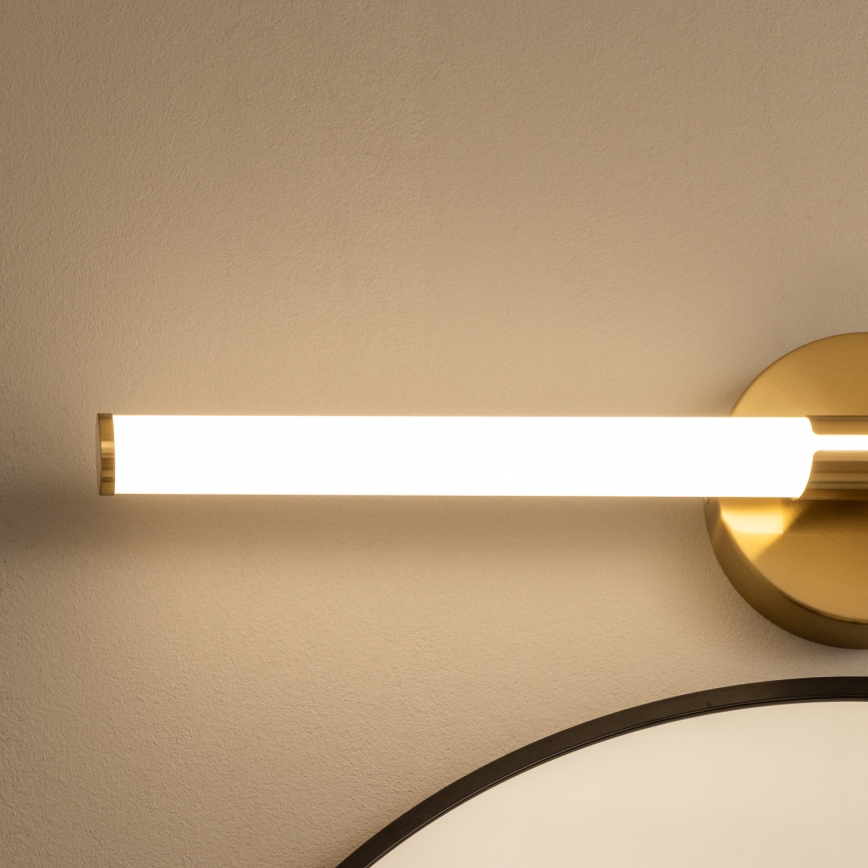 Brilagi - LED-badkamerspiegelverlichting LARA LED/10W/230V 60 cm IP44 goud