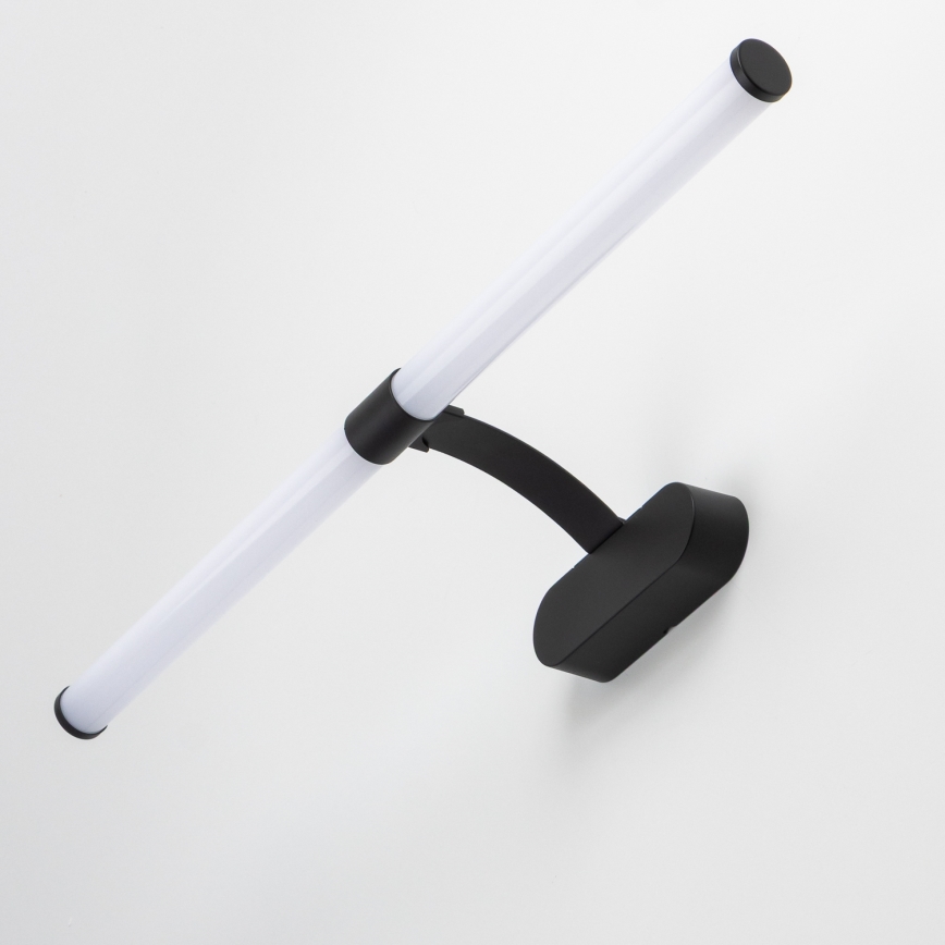 Brilagi - LED-badkamerspiegelverlichting 2-in-1 TUBEO LED/8W/230V 60 cm IP44 zwart