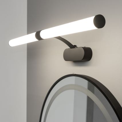 Brilagi - LED-badkamerspiegelverlichting 2-in-1 TUBEO LED/8W/230V 60 cm IP44 zwart