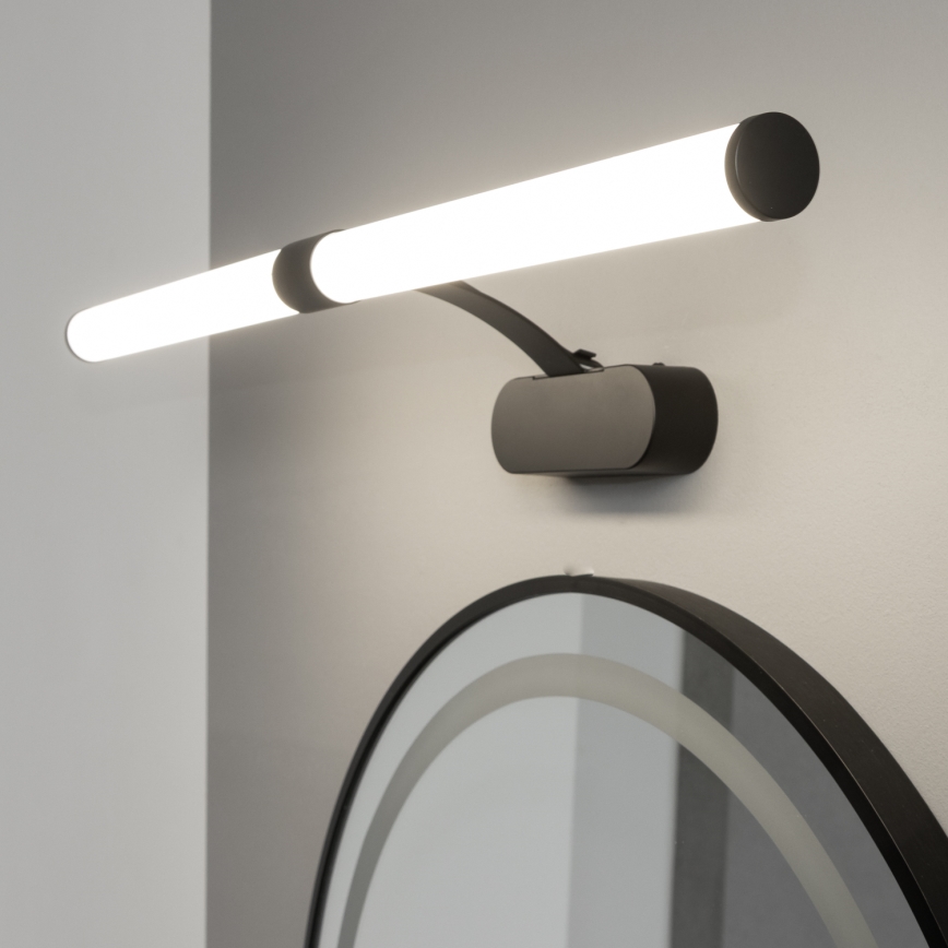 Brilagi - LED-badkamerspiegelverlichting 2-in-1 TUBEO LED/8W/230V 60 cm IP44 zwart