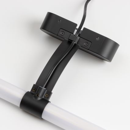 Brilagi - LED-badkamerspiegelverlichting 2-in-1 TUBEO LED/8W/230V 60 cm IP44 zwart