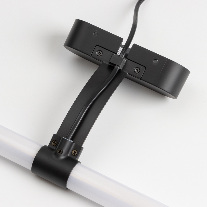 Brilagi - LED-badkamerspiegelverlichting 2-in-1 TUBEO LED/8W/230V 60 cm IP44 zwart