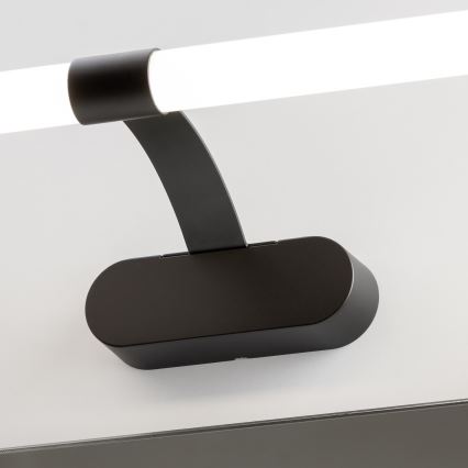 Brilagi - LED-badkamerspiegelverlichting 2-in-1 TUBEO LED/8W/230V 60 cm IP44 zwart