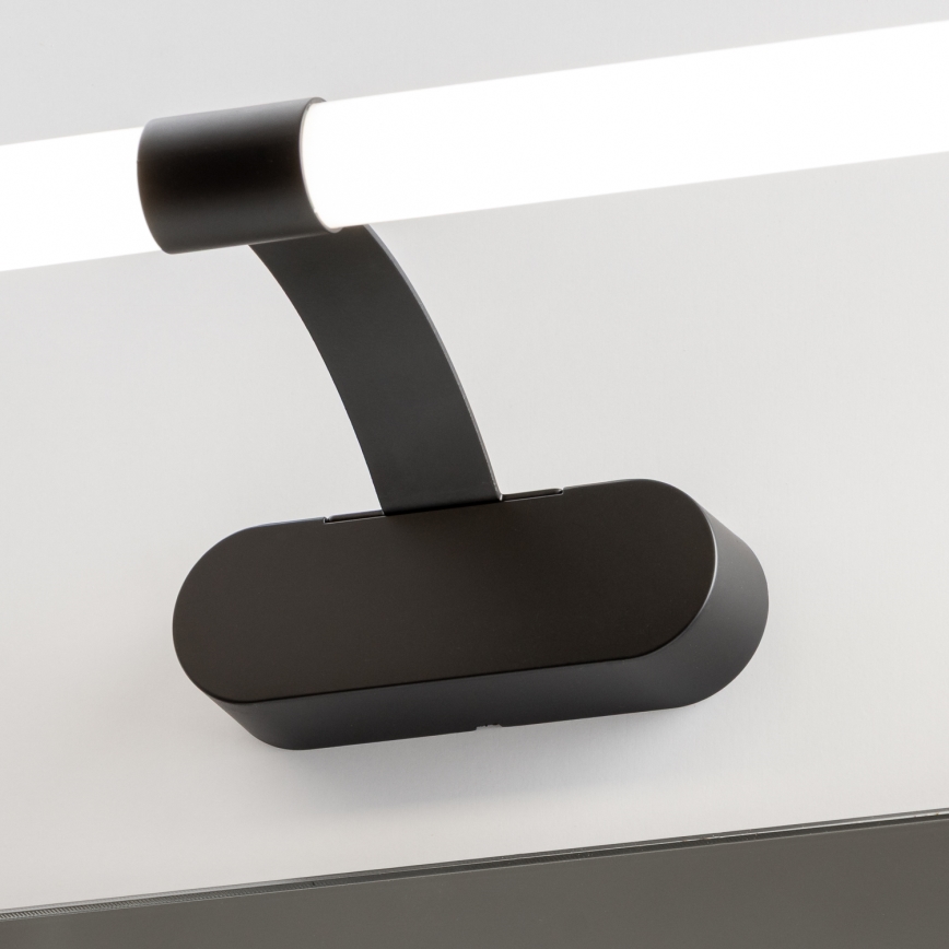 Brilagi - LED-badkamerspiegelverlichting 2-in-1 TUBEO LED/8W/230V 60 cm IP44 zwart