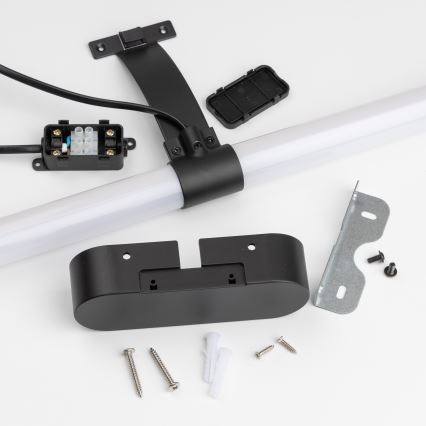 Brilagi - LED-badkamerspiegelverlichting 2-in-1 TUBEO LED/8W/230V 60 cm IP44 zwart