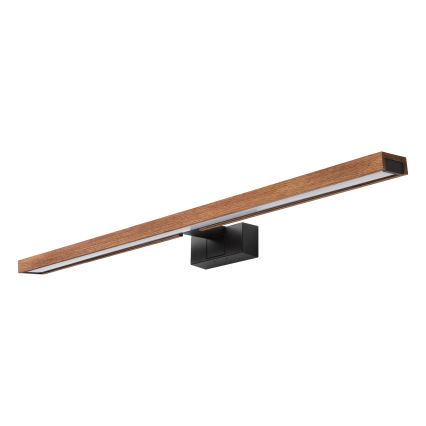 Brilagi - LED-badkamerspiegelverlichting WOODY MIRROR 3-in-1 LED/15W/230V 80 cm IP44 zwart/kersen-eik