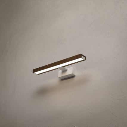 Brilagi - LED-badkamerspiegelverlichting WOODY MIRROR 3-in-1 LED/8W/230V 40 cm IP44 wit/eik