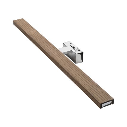 BRILAGI - LED-spiegelverlichting voor de badkamer WOODY MIRROR 3v1 LED/15W/230V 80 cm IP44 glanzend chroom/eik walnoot