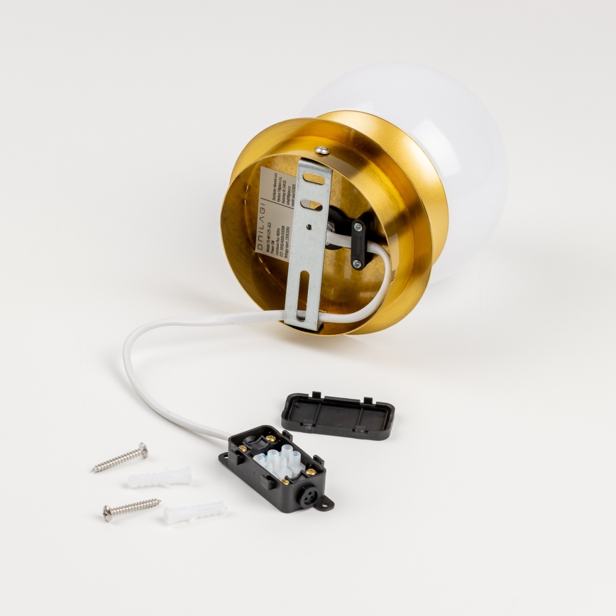 Brilagi - LED-wandlamp voor badkamer BALL LED/6W/230V 3000/4000/6500K IP44 goudkleurig