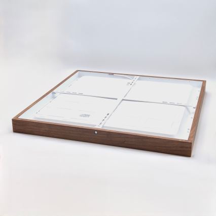 Brilagi - LED Plafondlamp voor de badkamer WOODY FRAME LED/40W/230V 60x60 cm IP44 kers