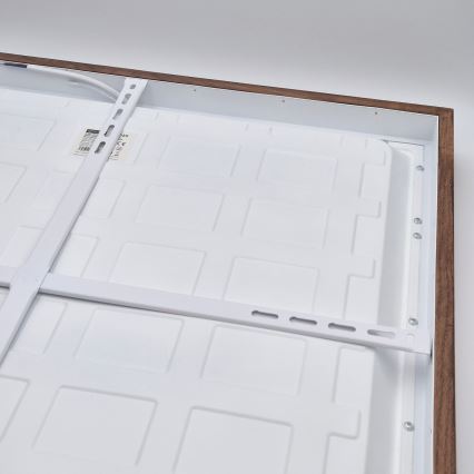 Brilagi - LED Plafondlamp voor de badkamer WOODY FRAME LED/40W/230V 60x60 cm IP44 kers