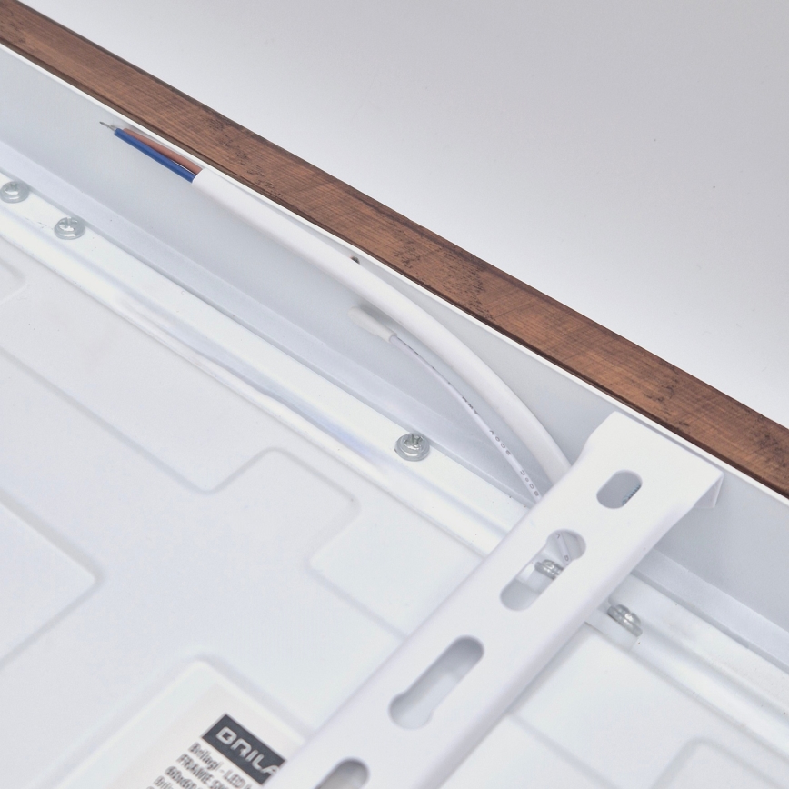 Brilagi - LED Plafondlamp voor de badkamer WOODY FRAME LED/40W/230V 60x60 cm IP44 kers