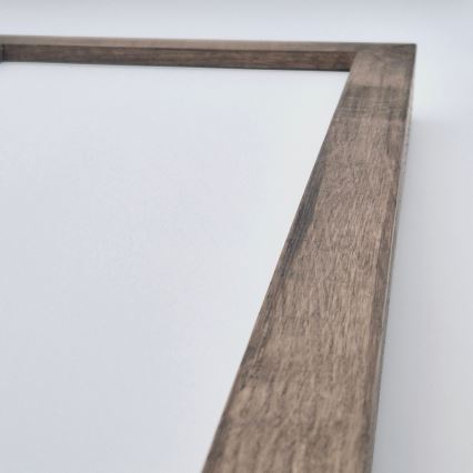 Brilagi - LED Plafondlamp voor de badkamer WOODY FRAME LED/50W/230V 120x30 cm IP44 eiken walnoot