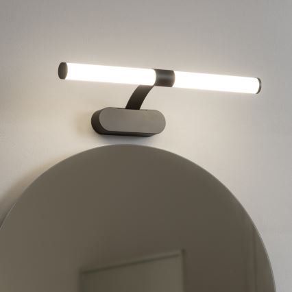Brilagi - 2-in-1 LED-badkamerspiegelverlichting TUBEO LED/6W/230V 40 cm IP44 zwart