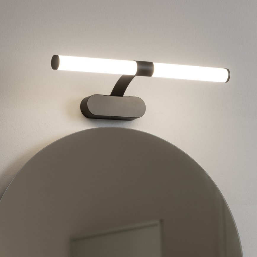 Brilagi - 2-in-1 LED-badkamerspiegelverlichting TUBEO LED/6W/230V 40 cm IP44 zwart