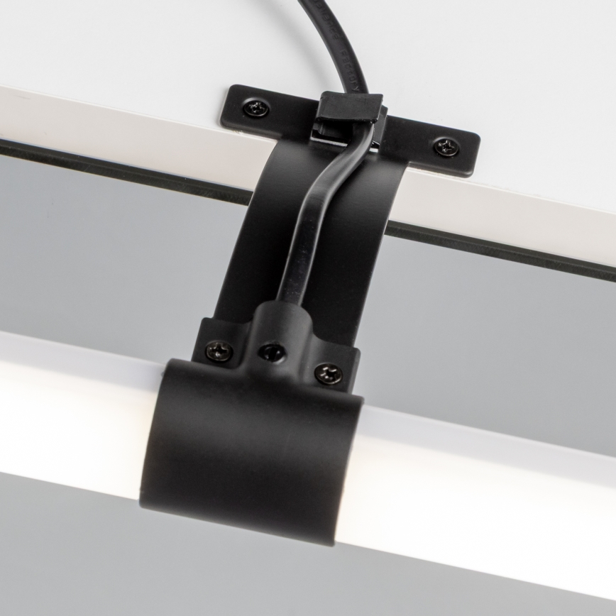 Brilagi - 2-in-1 LED-badkamerspiegelverlichting TUBEO LED/6W/230V 40 cm IP44 zwart