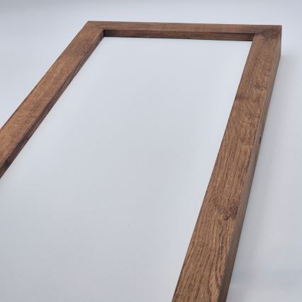 Brilagi - LED Plafondlamp voor de badkamer WOODY FRAME LED/40W/230V 120x30 cm IP44 kers