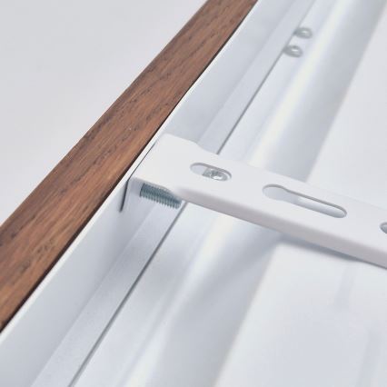 Brilagi - LED Plafondlamp voor de badkamer WOODY FRAME LED/40W/230V 120x30 cm IP44 kers