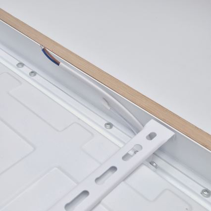 Brilagi - LED Plafondlamp voor de badkamer WOODY FRAME LED/40W/230V 60x60 cm IP44 eiken