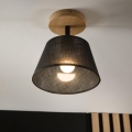 Brilagi - LED  Bevestigde hanglamp ANTHONY 1xE14/60W/230V eiken/zwart