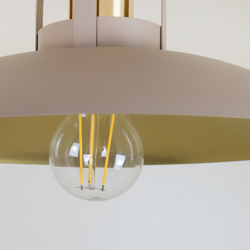 Brilagi - LED Bevestigde hanglamp FLAMENGO 1xE27/60W/230V beige