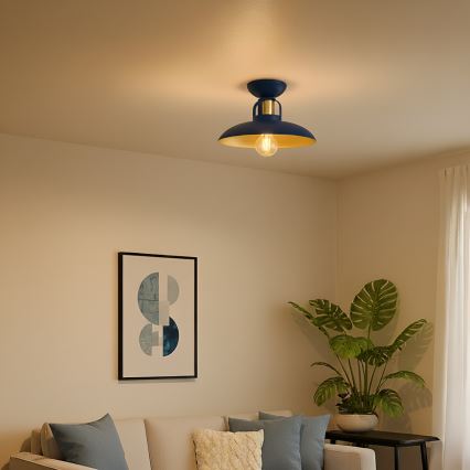 Brilagi - LED Bevestigde hanglamp FLAMENGO 1xE27/60W/230V blauw