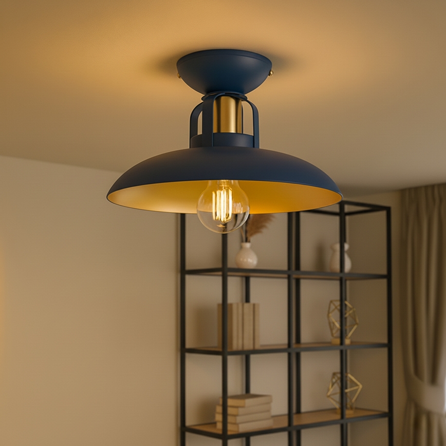 Brilagi - LED Bevestigde hanglamp FLAMENGO 1xE27/60W/230V blauw