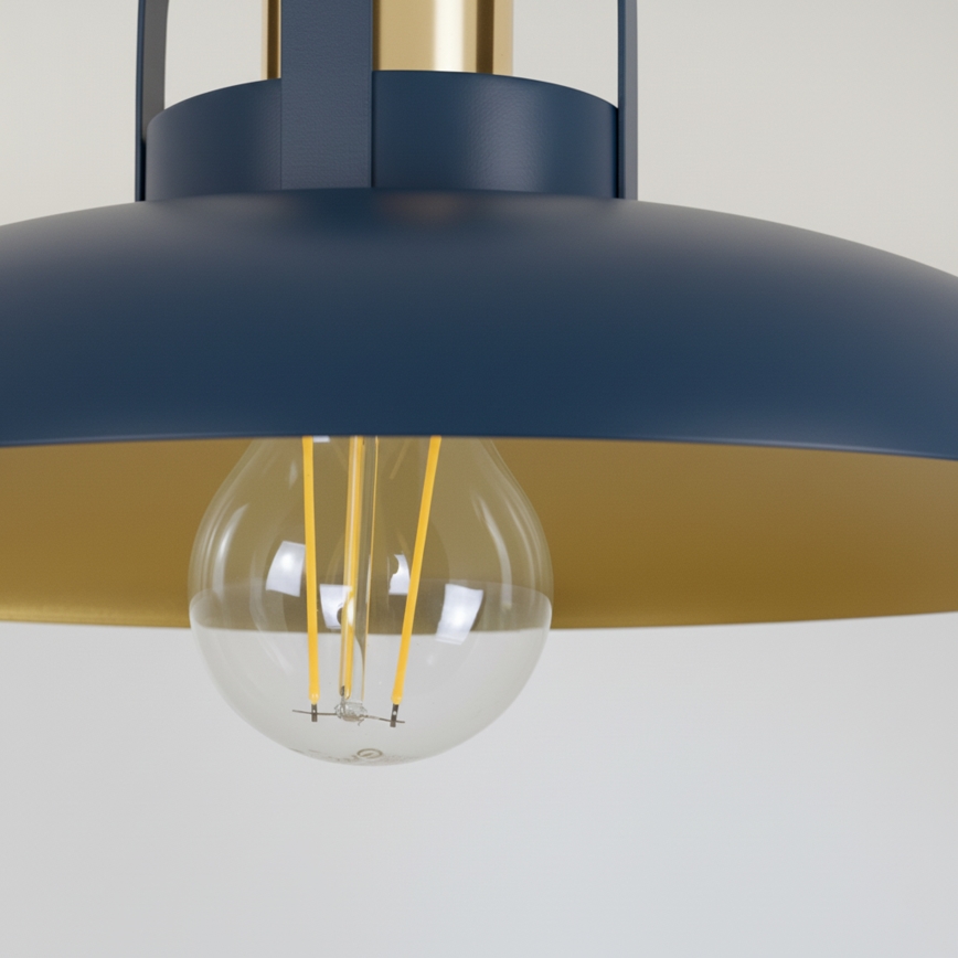 Brilagi - LED Bevestigde hanglamp FLAMENGO 1xE27/60W/230V blauw