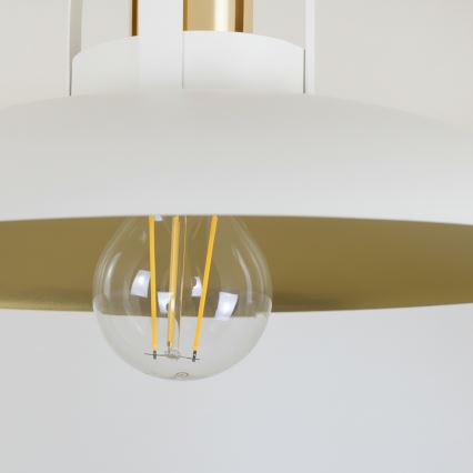 Brilagi - LED Bevestigde hanglamp FLAMENGO 1xE27/60W/230V wit