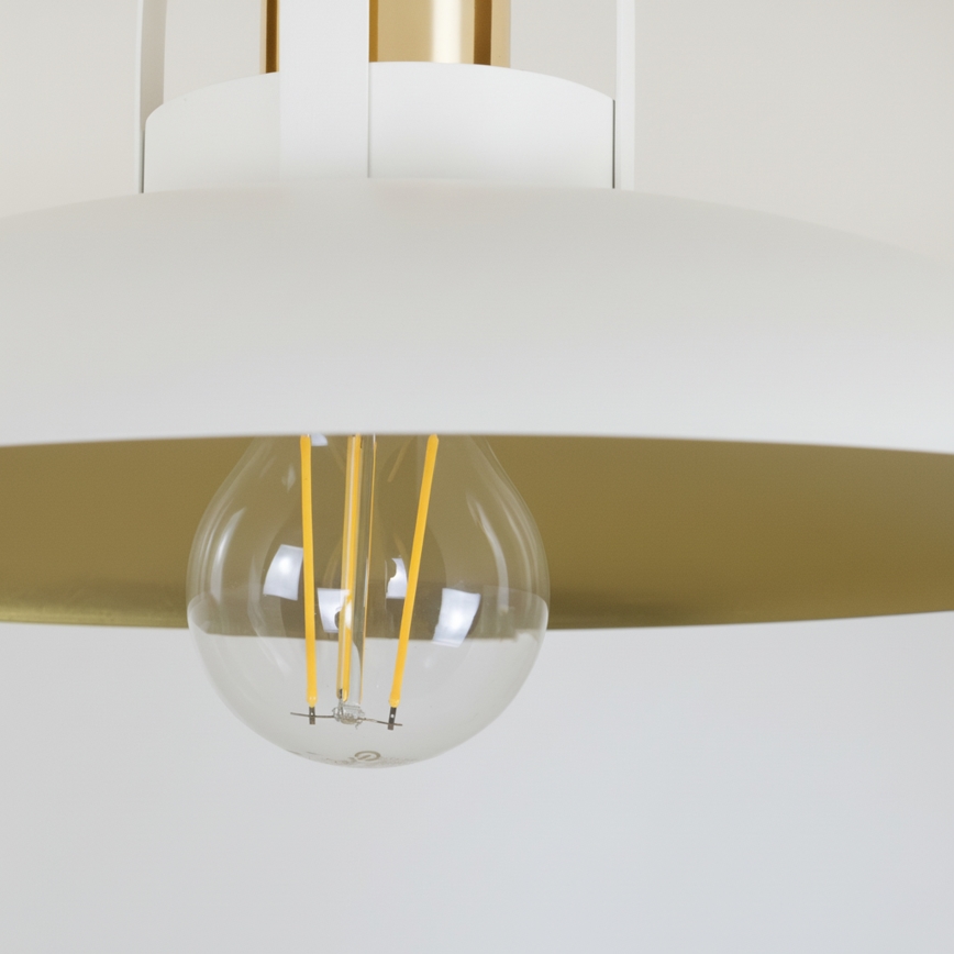 Brilagi - LED Bevestigde hanglamp FLAMENGO 1xE27/60W/230V wit