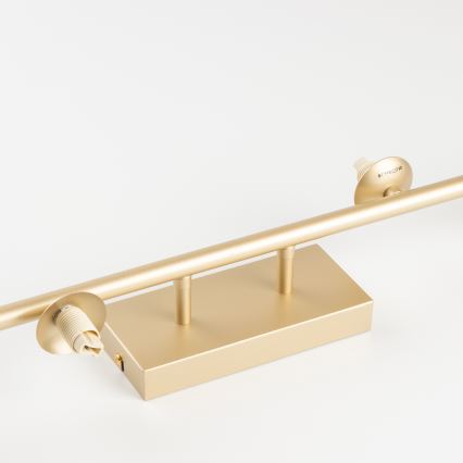 Brilagi - LED Bevestigde Hanglamp MILLA 4xG9/3W/230V goud/gerookt