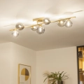 Brilagi - LED Bevestigde Hanglamp MILLA 7xG9/3W/230V goud/gerookt