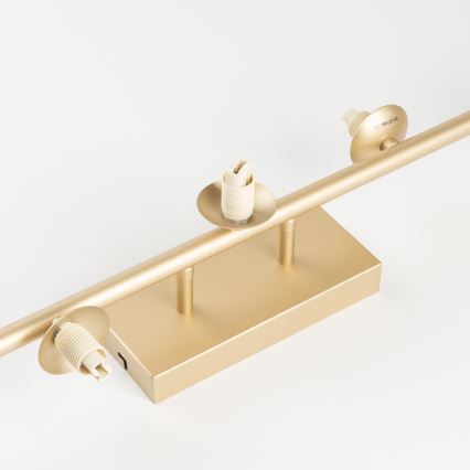 Brilagi - LED Bevestigde Hanglamp MILLA 7xG9/3W/230V goud/gerookt