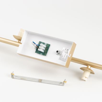 Brilagi - LED Bevestigde Hanglamp MILLA 7xG9/3W/230V goud/gerookt