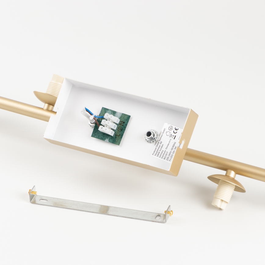 Brilagi - LED Bevestigde Hanglamp MILLA 7xG9/3W/230V goud/wit