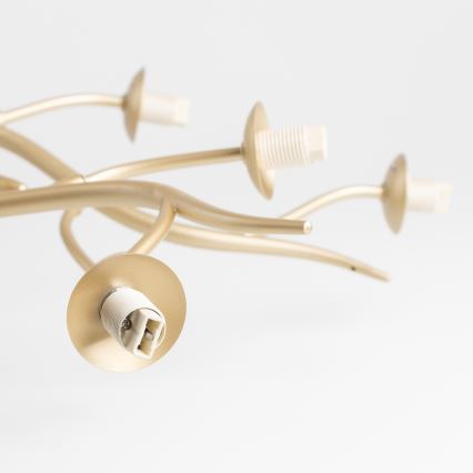 Brilagi - LED Bevestigde Hanglamp MISTEL 15xG9/3W/230V goud