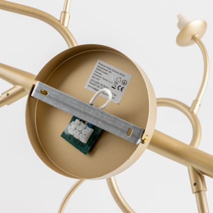 Brilagi - LED Bevestigde Hanglamp MISTEL 15xG9/3W/230V goud