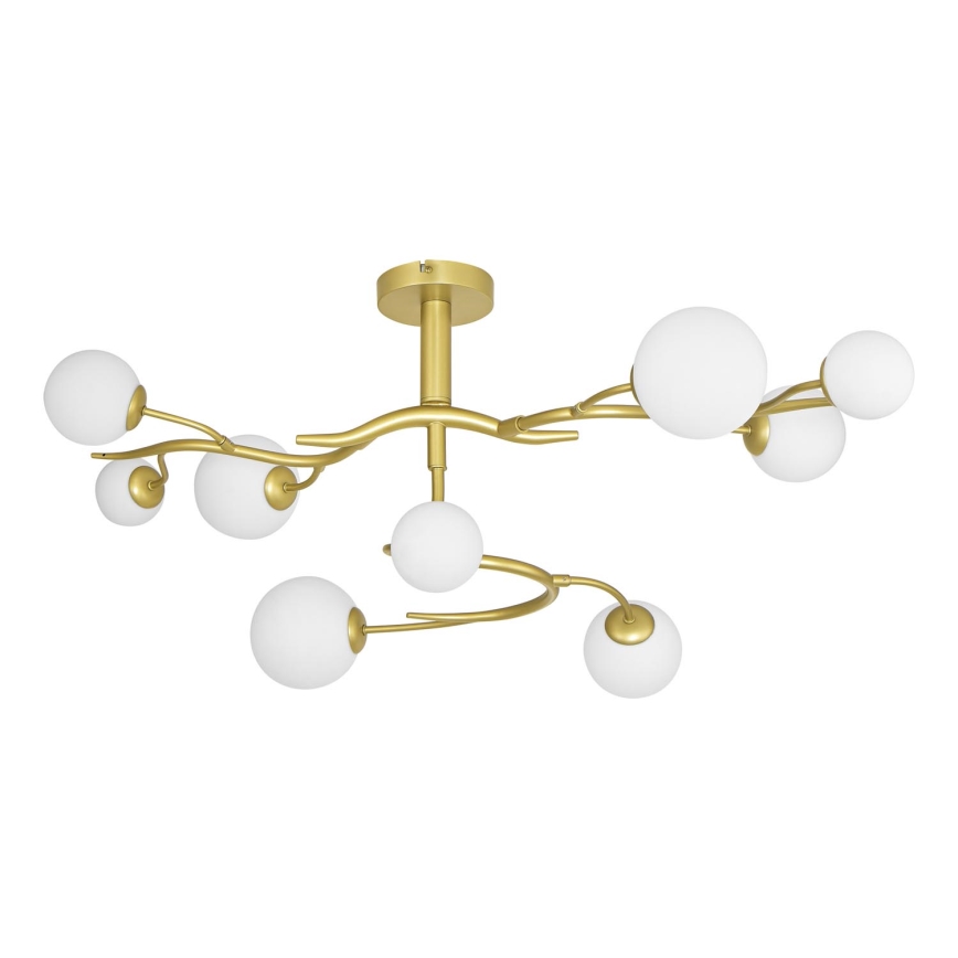Brilagi - LED Bevestigde Hanglamp MISTEL 9xG9/3W/230V goud/wit
