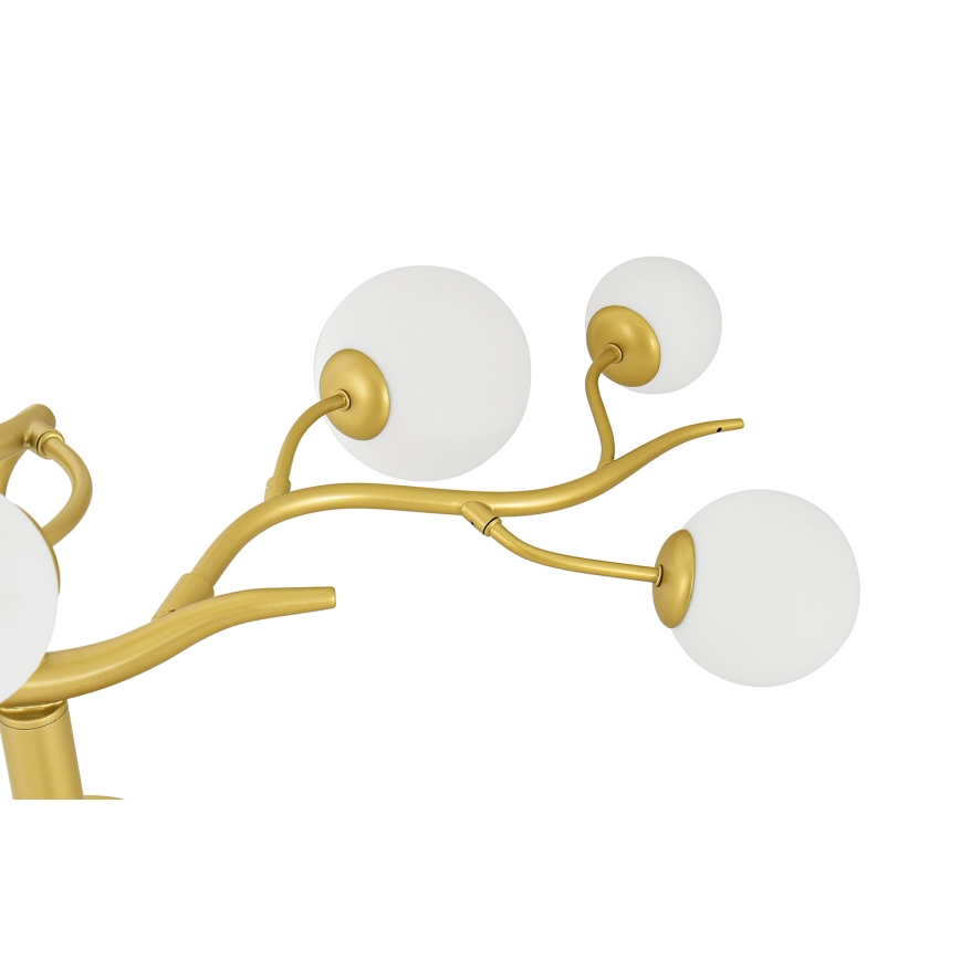 Brilagi - LED Bevestigde Hanglamp MISTEL 9xG9/3W/230V goud/wit