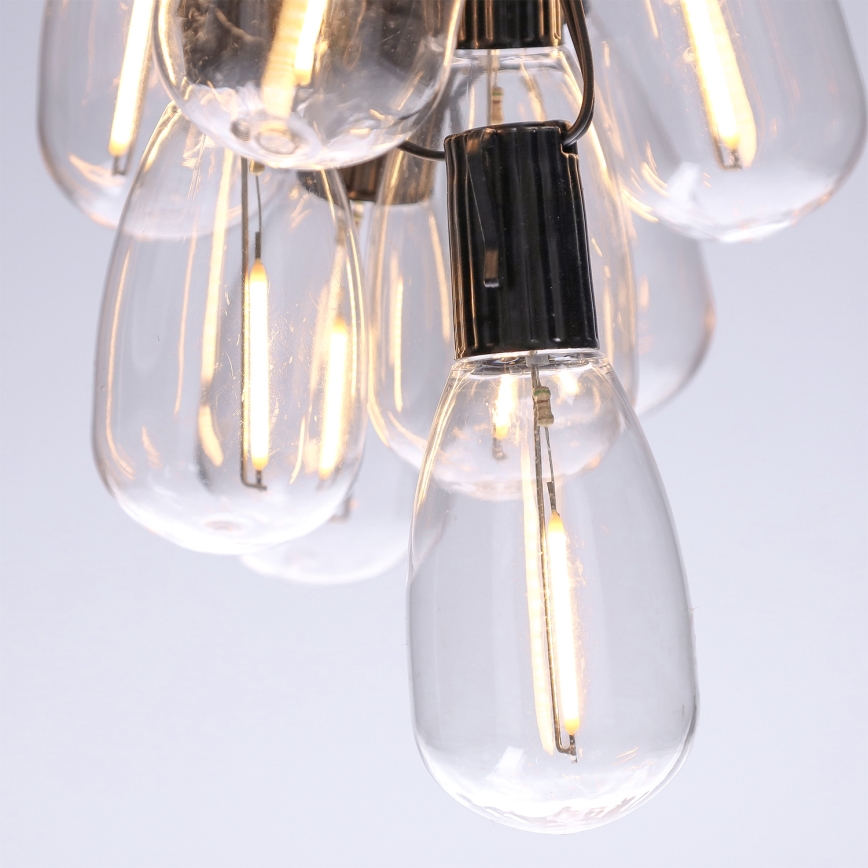 Brilagi - LED buiten decoratief lichtsnoer 10xLED/3xAA 3,2m IP44 warm wit