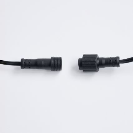 Brilagi - LED buiten decoratieve lichtsnoer GIRLANDA 10xE12/0,6W/230V 8m zwart IP44 warm wit