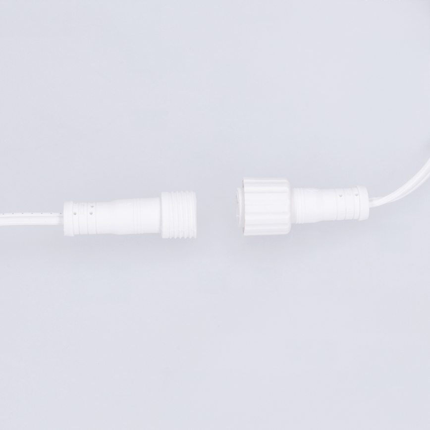 Brilagi - LED buiten decoratief lichtsnoer GIRLANDA 10xE12/0,6W/230V 8m wit IP44 warm wit